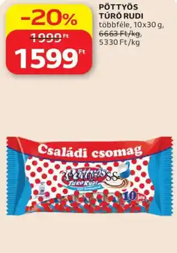 Auchan Túró Rudi ajánlat