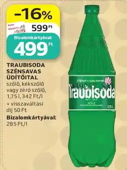 Auchan Traubisoda szénsavas üdítőital ajánlat