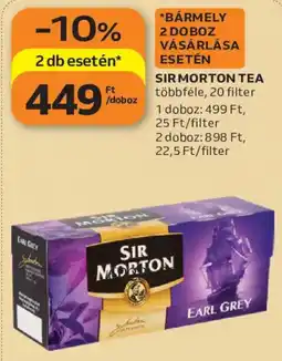 Auchan Sir morton tea ajánlat