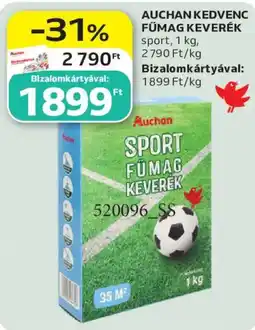 Auchan Auchan sport fűmag keverék ajánlat