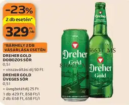 Auchan Dreher gold ajánlat