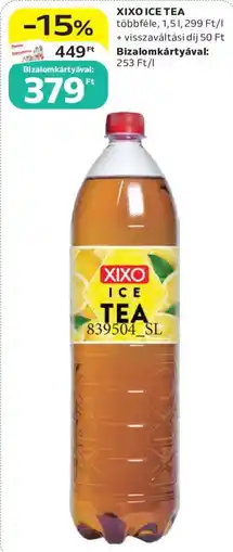 Auchan Xixo ice tea ajánlat