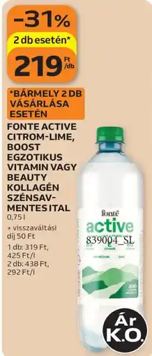 Auchan fonte active ajánlat
