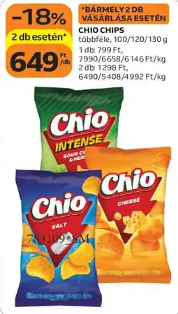 Auchan Chio chips ajánlat