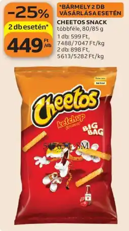Auchan Cheetos snack ajánlat