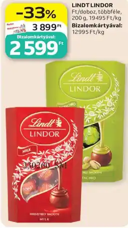 Auchan Lindt lindor ajánlat