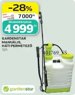 Auchan Gardenstar manuális, háti permetező ajánlat