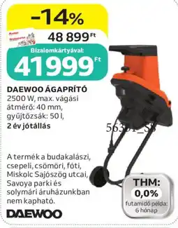 Auchan Daewoo ágaprító ajánlat