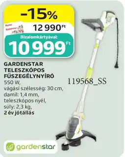 Auchan Gardenstar teleszkópos fűszegélynyíró ajánlat