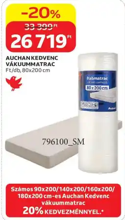 Auchan Auchan Kedvenc vákuummatrac ajánlat