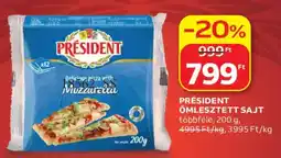 Auchan President ömlesztett sajt ajánlat