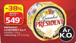 Auchan President camembert sajt ajánlat