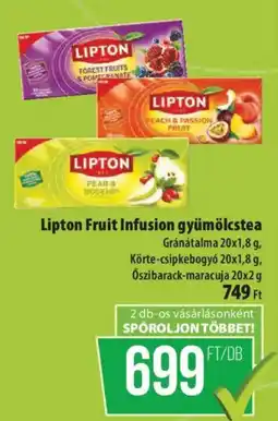 Coop Lipton fruit infusion gyümölcstea ajánlat