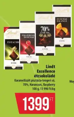 Coop Lindt Excellence étcsokoládé ajánlat