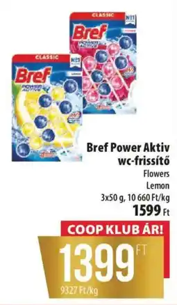 Coop Bref power aktiv wc-frissítő ajánlat