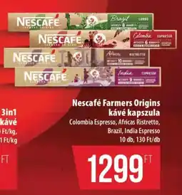 Coop Nescafe farmers origins kávé kapszula ajánlat
