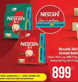 Coop Nescafe 3in1 ajánlat