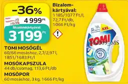 Auchan Tomi mosógél ajánlat