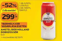 Auchan Amstel bier holland dobozos sör ajánlat