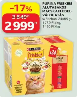 Auchan Purina friskies alutasakos macskaeledel ajánlat