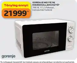 Auchan Gorenje mikrohullámú sütő ajánlat