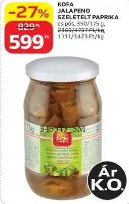 Auchan Kofa szeletelt paprika ajánlat