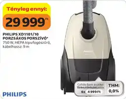 Auchan Philips porzsákos porszívó ajánlat