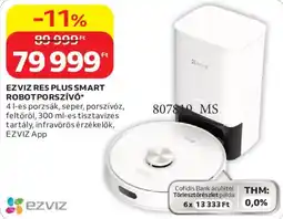 Auchan Ezviz re5 plus smart robotporszívó ajánlat