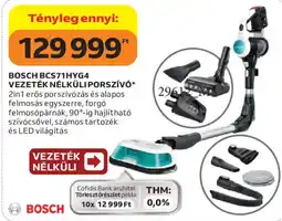 Auchan Bosch vezeték nélküli porszívó ajánlat