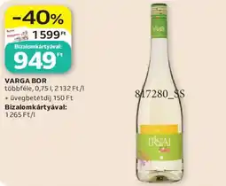 Auchan Varga bor ajánlat