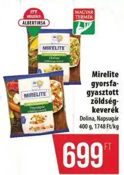 Coop Mirelite gyorsfa-gyasztott zöldség-keverék ajánlat