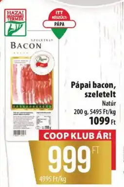 Coop Pápai bacon ajánlat
