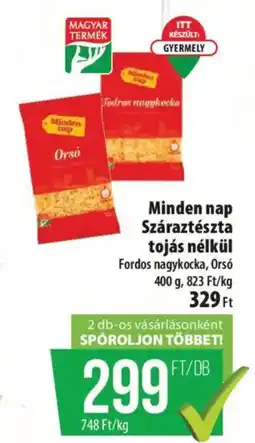Coop Minden nap Száraztészta ajánlat