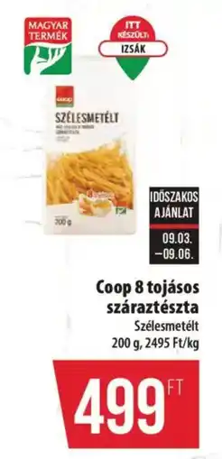 Coop Coop száraztészta ajánlat