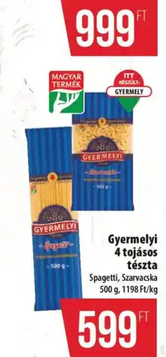 Coop Gyermelyi 4 tojásos tészta ajánlat