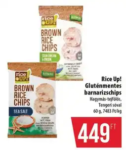 Coop Rice Up! barnarizchips ajánlat
