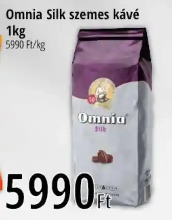 Omnia Silk szemes kávé