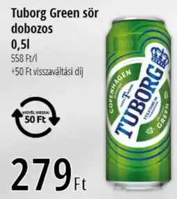 Real Tuborg green sör ajánlat