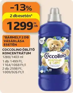Auchan Coccolino öblítő koncentrátum ajánlat