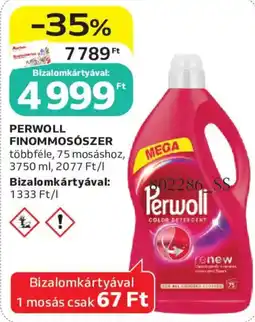 Auchan Perwoll finommosószer ajánlat
