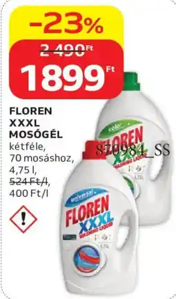 Auchan Floren xxxl mosógél ajánlat