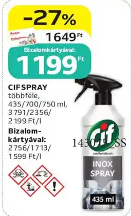 Auchan Cif spray ajánlat