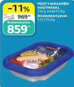 Auchan Ponty ikrakrém ajánlat