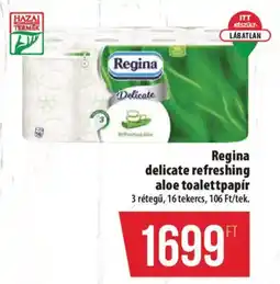 Coop Regina delicate refreshing aloe toalettpapír ajánlat