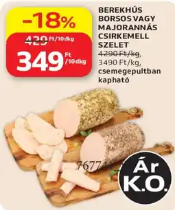 Auchan Berekhús csirkemell szelet ajánlat