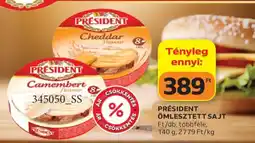 Auchan President ömlesztett sajt ajánlat