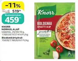 Auchan Knorr bolognai spagetti alap ajánlat