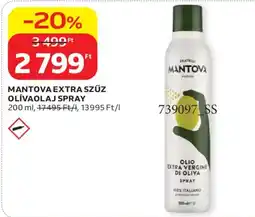 Auchan Mantova extra szűz olívaolaj spray ajánlat