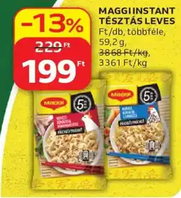 Auchan Maggi instant tésztás leves ajánlat