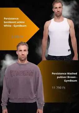 GymBeam GymBeam persistence bordázott atléta white ajánlat
